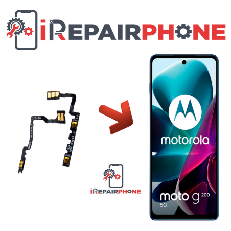 Cambiar Botón Encendido Motorola Moto G200 5G