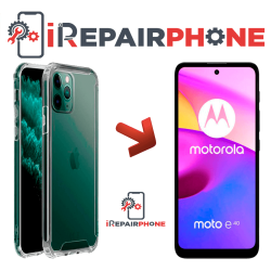 Funda Antigolpes Transparente Motorola Moto E40