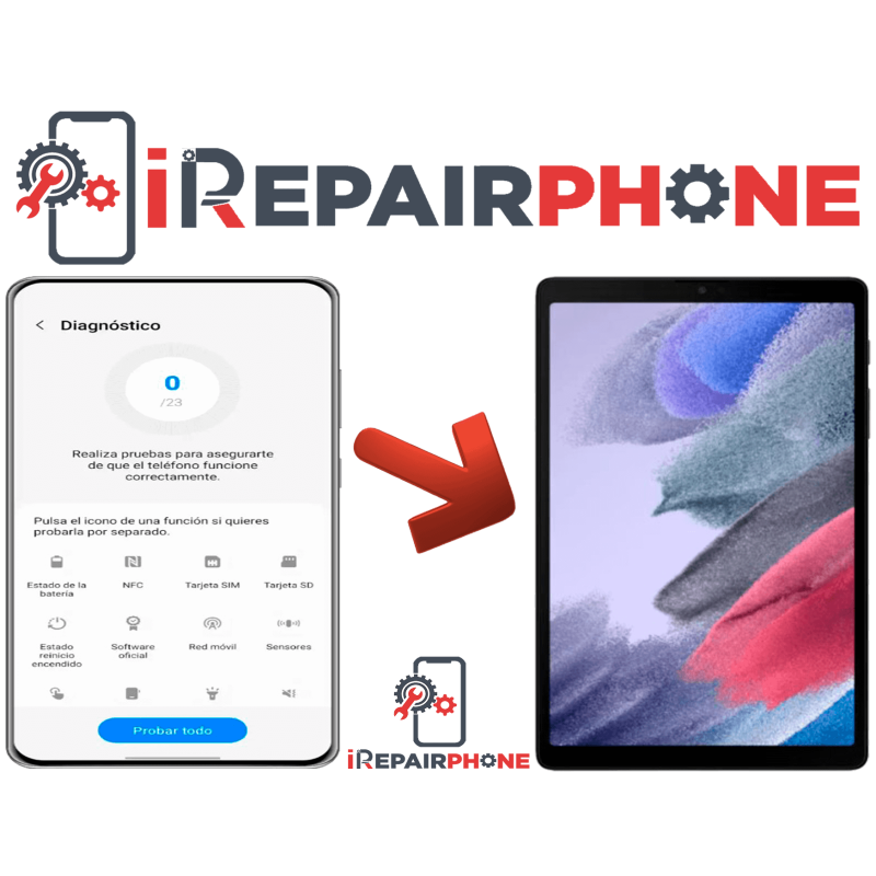 Diagnóstico Samsung Galaxy Tab A7 Lite T225 T220