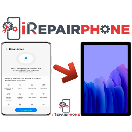 Diagnóstico Samsung Galaxy Tab A7 10.4 2022 T509