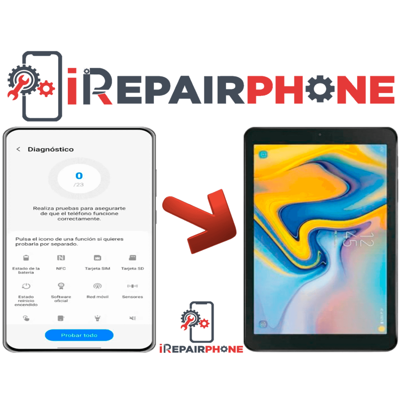Diagnóstico Samsung Galaxy Tab A 8.0 2018 T387