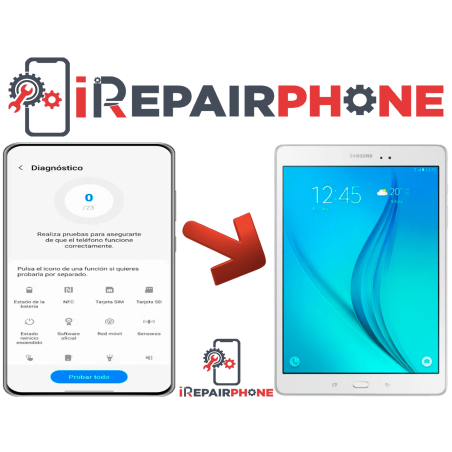 Diagnóstico Samsung Galaxy Tab A 9.7 T555 T550