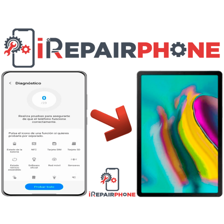 Diagnóstico Samsung Galaxy Tab S5e T725 T720
