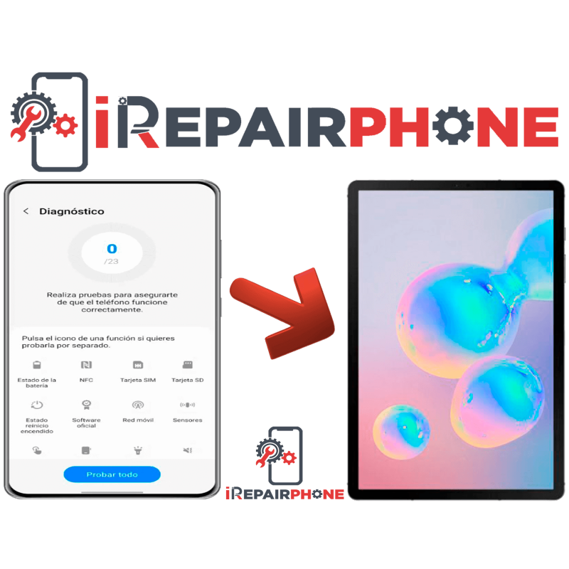 Diagnóstico Samsung Galaxy Tab S6 5G T866N