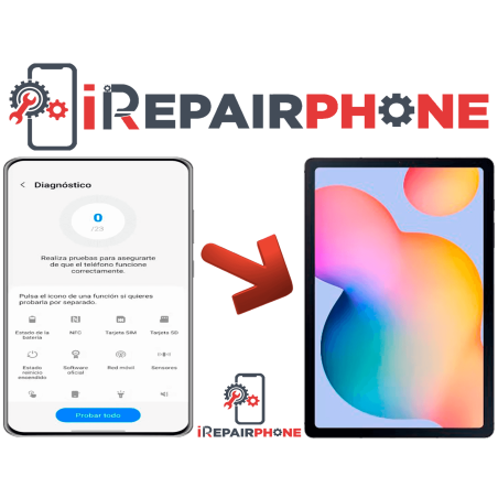 Diagnóstico Samsung Galaxy Tab S6 Lite 2022 P613 P619