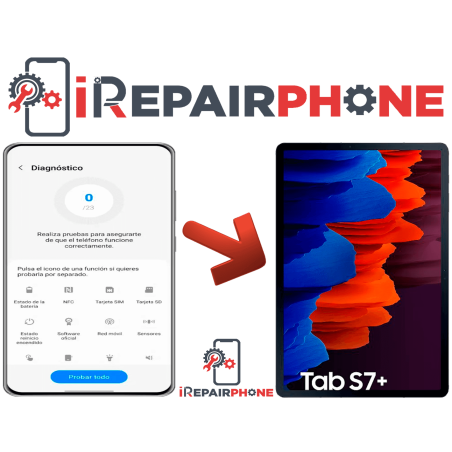 Diagnóstico Samsung Galaxy Tab S7 Plus T970 T976B
