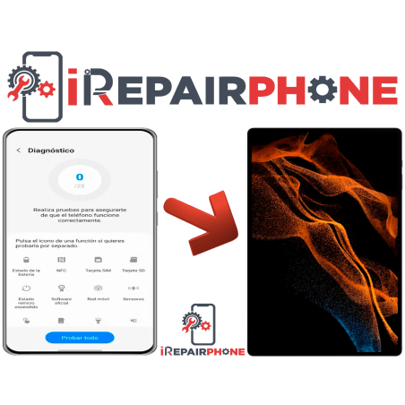 Diagnóstico Samsung Galaxy Tab S8 Ultra X900 X906