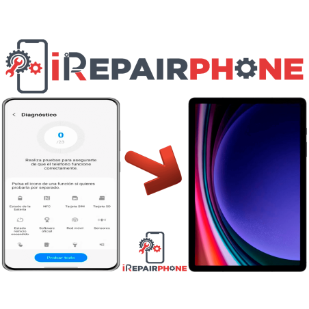 Diagnóstico Samsung Galaxy Tab S9 Plus X810 X816B