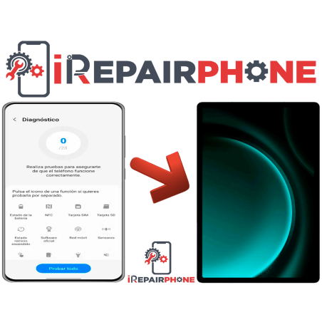 Diagnóstico Samsung Galaxy Tab S9 FE Plus X610 X616B