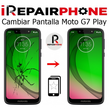 Cambiar Pantalla Motorola G7 Play