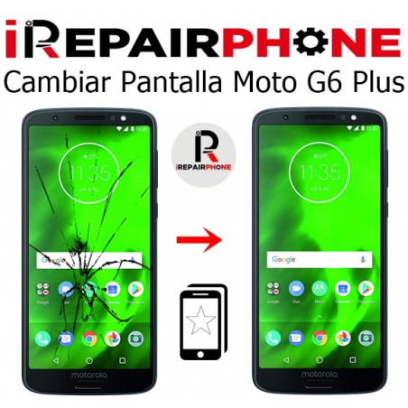Cambiar pantalla Motorola Moto G6 Plus