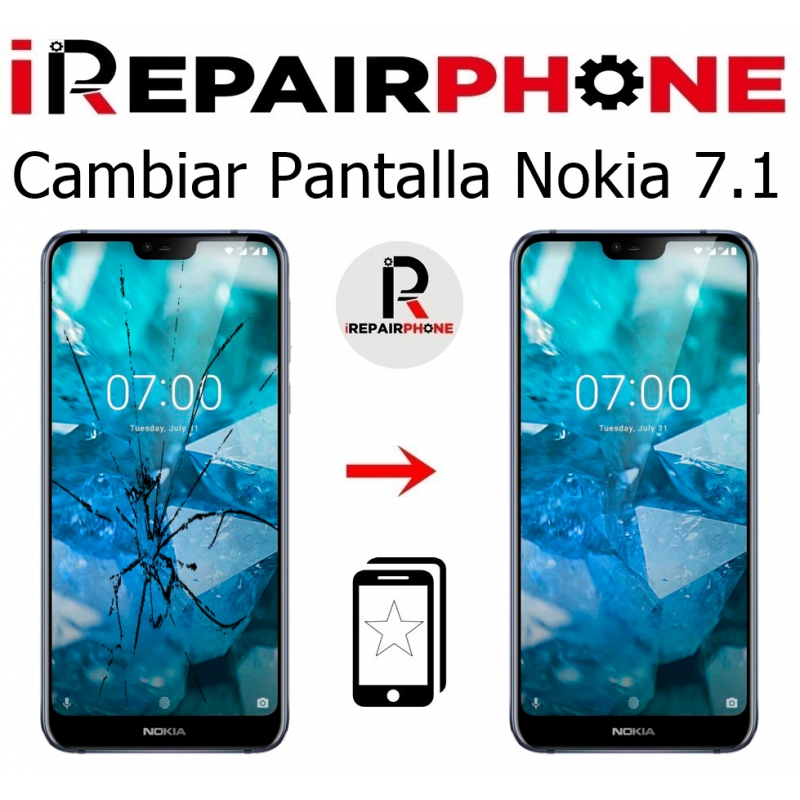 Cambiar Pantalla Nokia 7.1