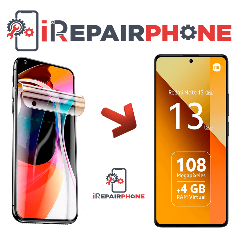 Protector de Pantalla Hidrogel Xiaomi Redmi Note 13 5G