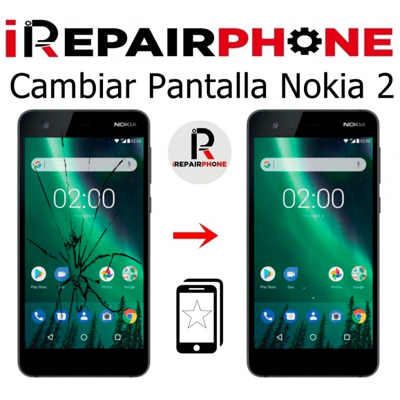 Cambiar pantalla Nokia 2