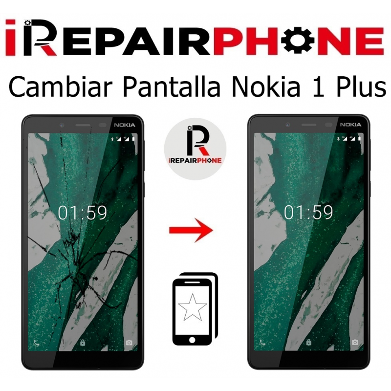 Cambiar pantalla Nokia 1 Plus