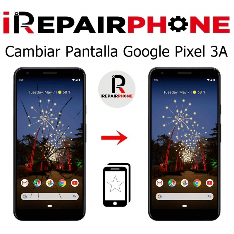 Cambiar pantalla Google Pixel 3A