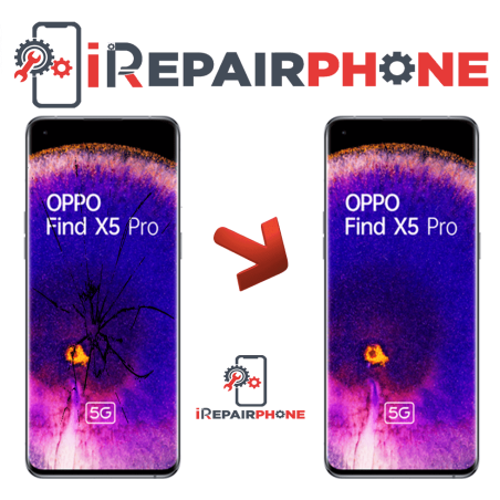 Cambiar Pantalla Con Marco Original Oppo Find X5 Pro