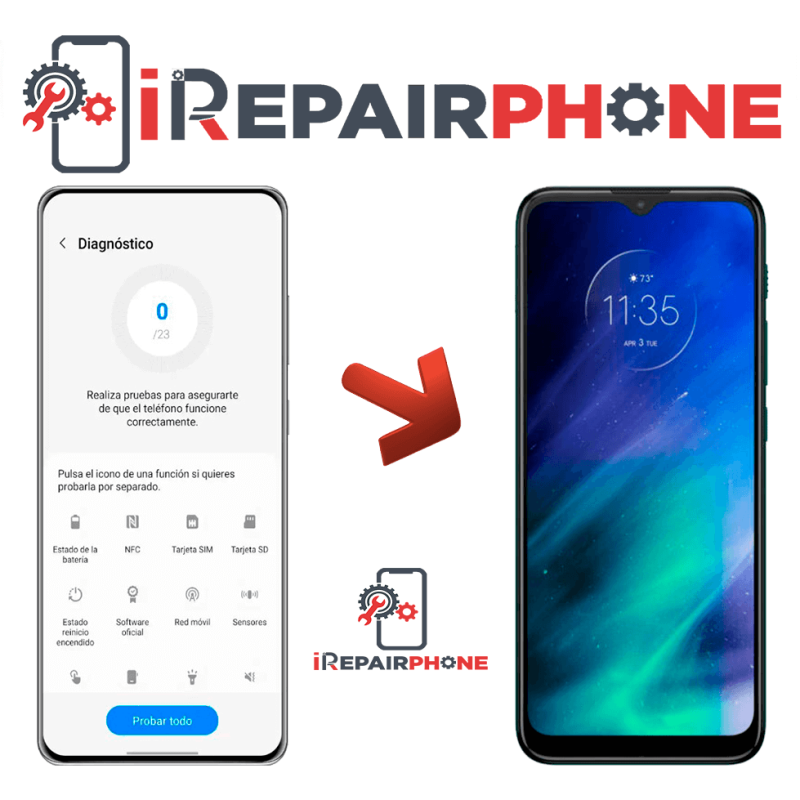 Diagnóstico Motorola One Fusion