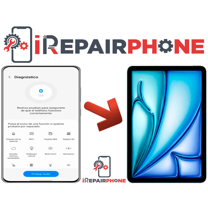 Diagnóstico iPad Air 11 2024