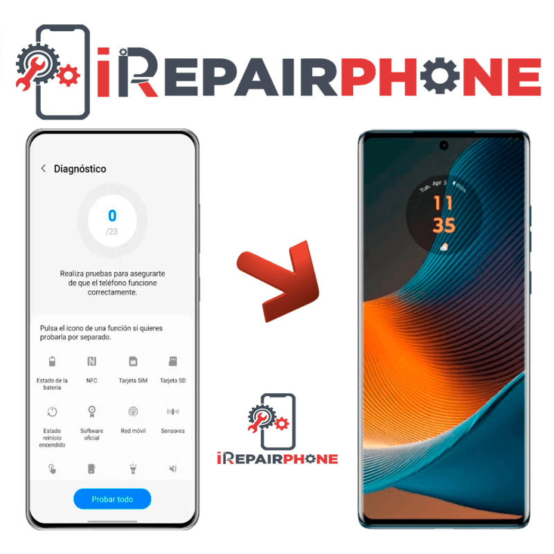Diagnóstico Motorola Edge 50 Fusion