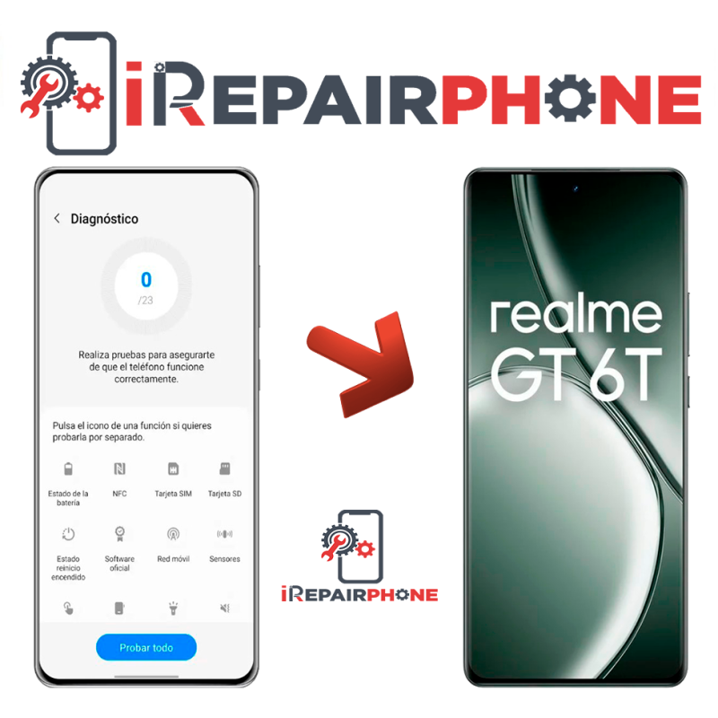 Diagnóstico Realme GT 6T