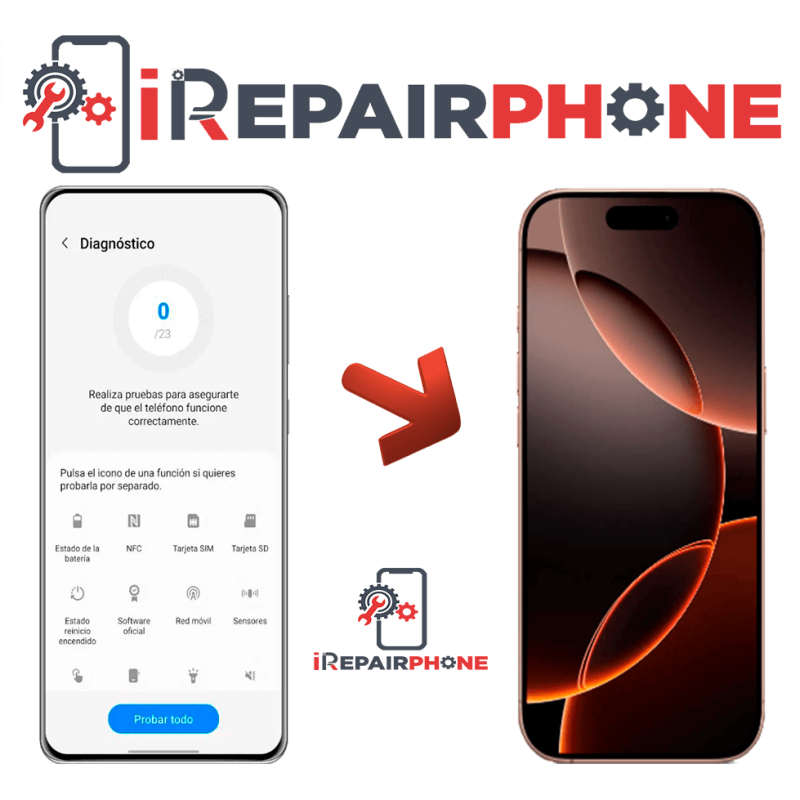 Diagnóstico iPhone 16 Pro