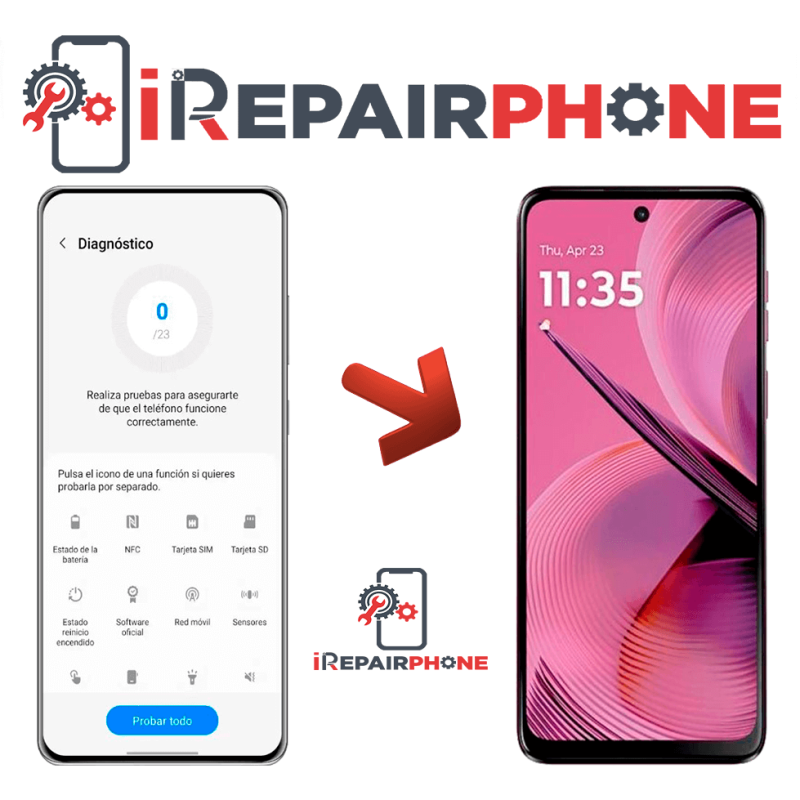 Diagnóstico Motorola Moto G55 5G