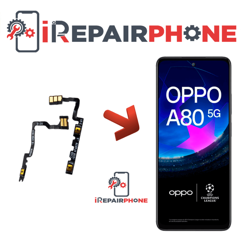 Cambiar Botones de Volumen y Silencio Oppo A80 5G