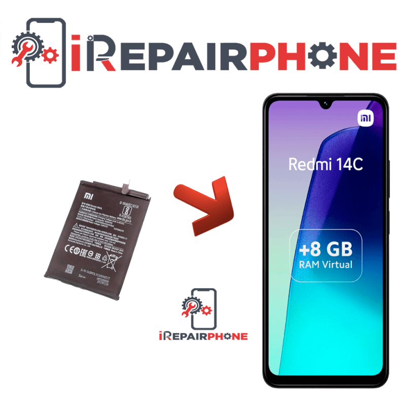 Cambiar Batería Xiaomi Redmi 14C