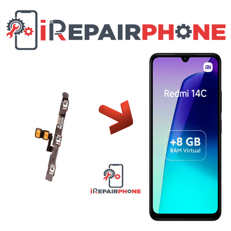 Cambiar Botón Encendido Xiaomi Redmi 14C