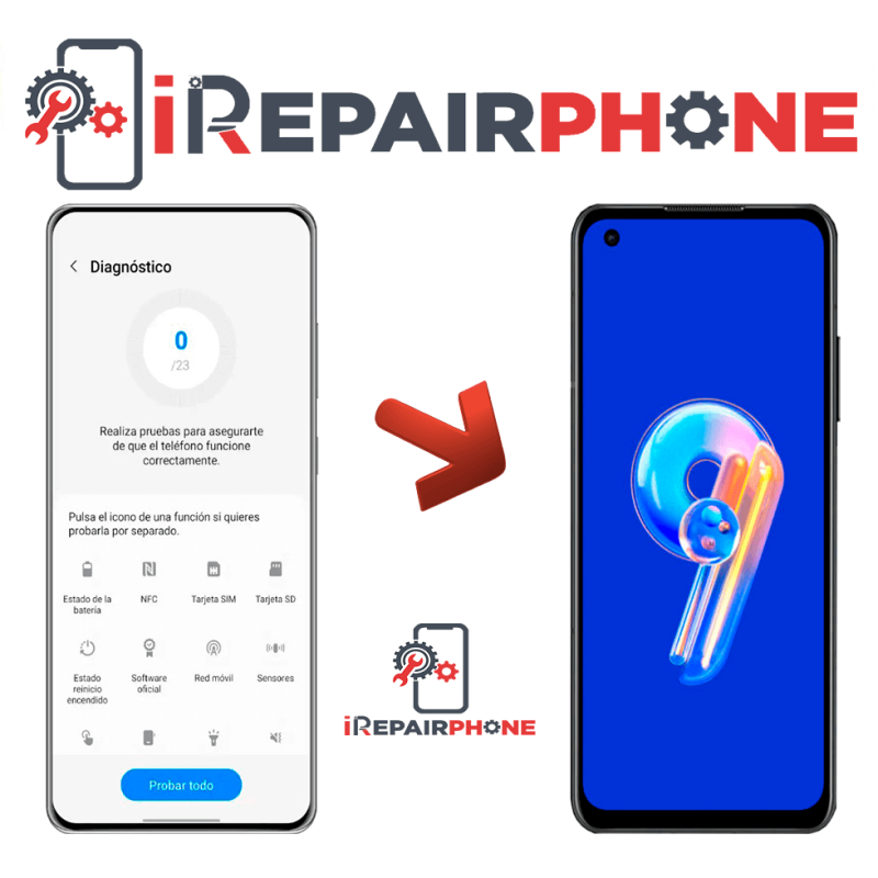 Diagnóstico Asus Zenfone 9