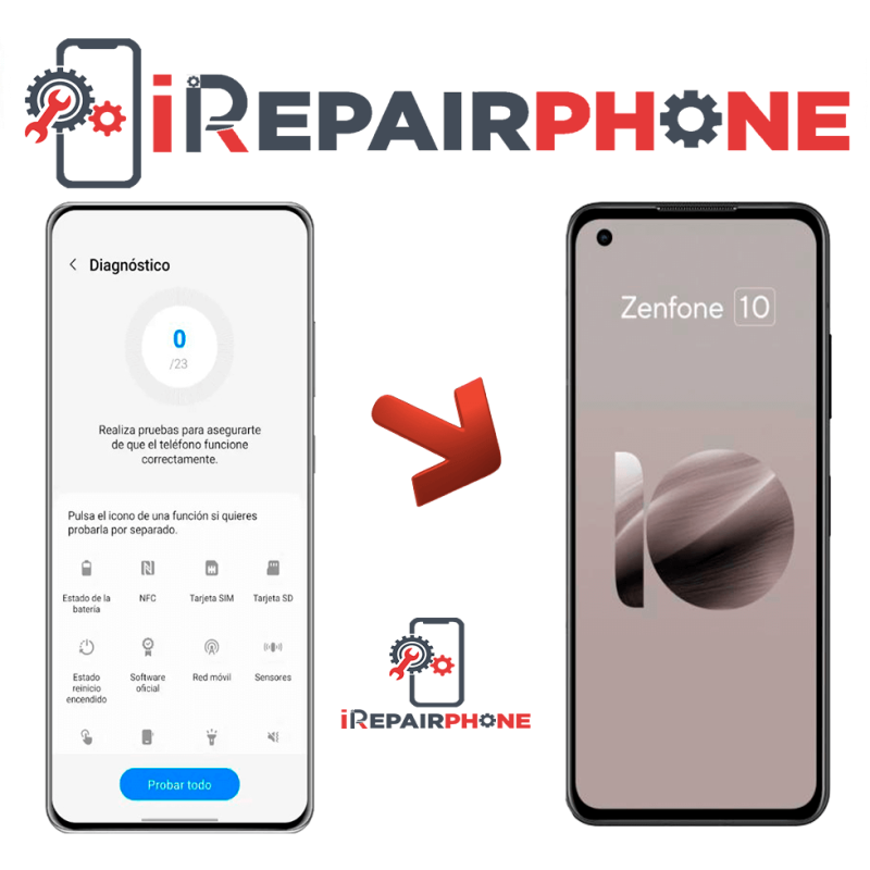 Diagnóstico Asus Zenfone 10