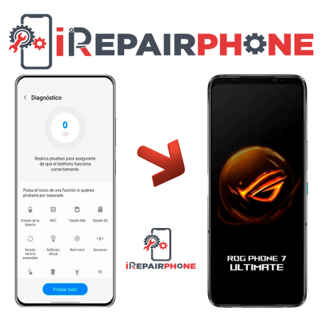 Diagnóstico Asus ROG Phone 7 Ultimate