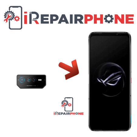 Cambiar Cristal Cámara Trasera Asus ROG Phone 6D Ultimate