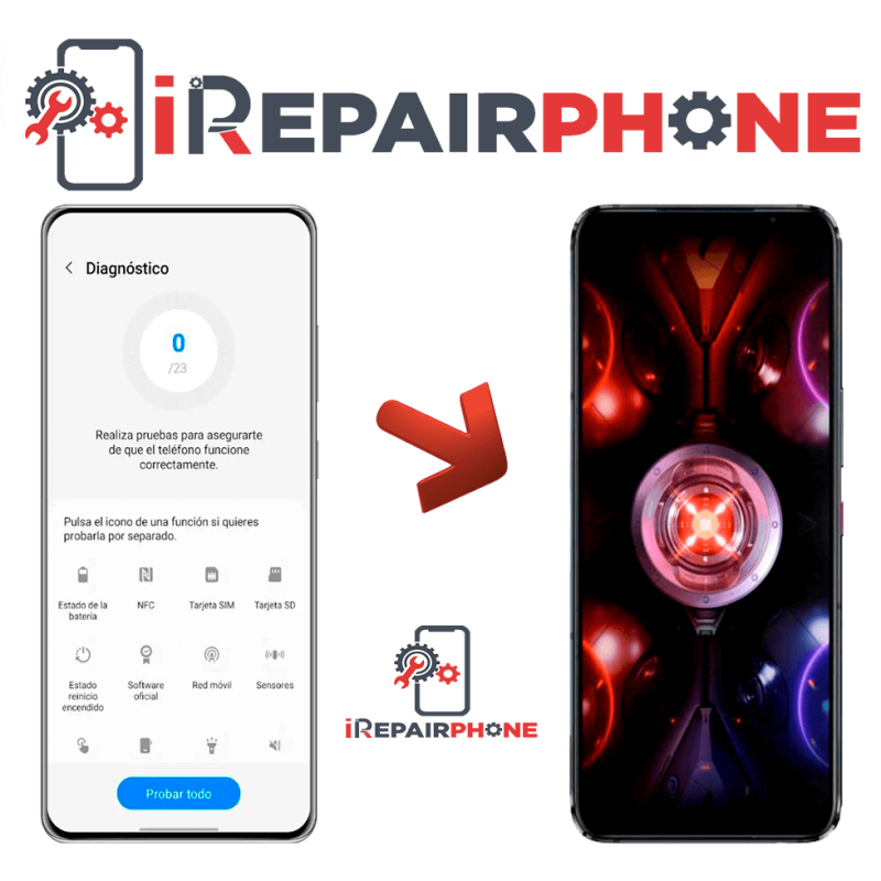 Diagnóstico Asus ROG Phone 5s Pro