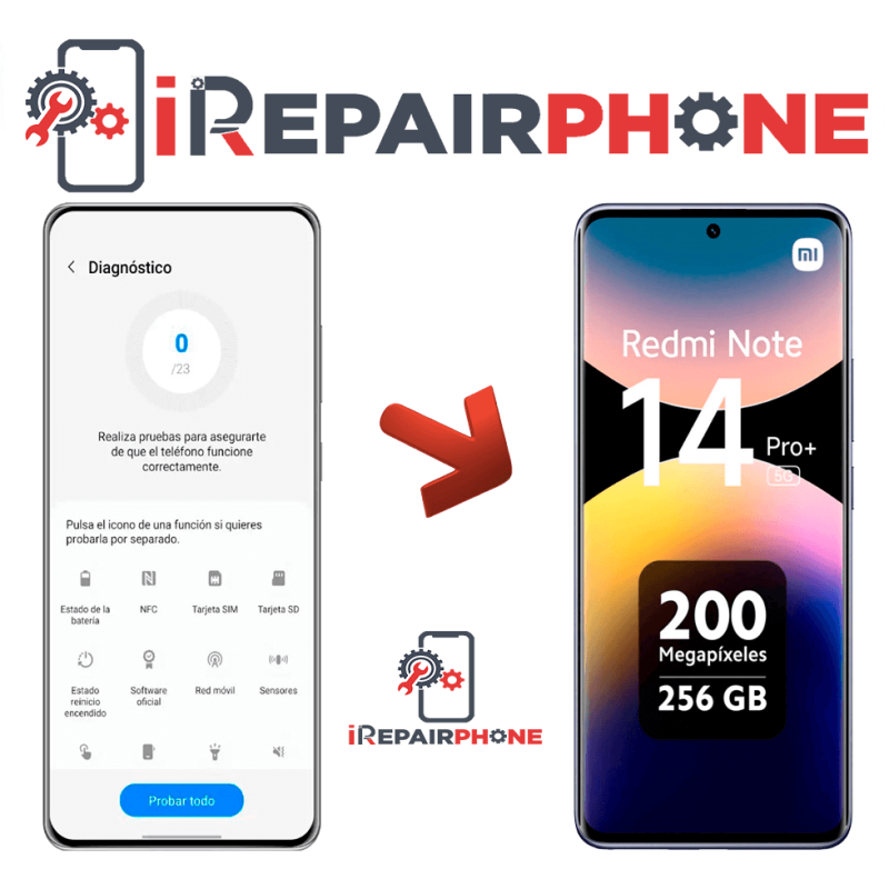 Diagnóstico Xiaomi Redmi Note 14 Pro Plus 5G