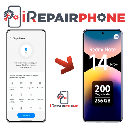 Diagnóstico Xiaomi Redmi Note 14 Pro Plus 5G