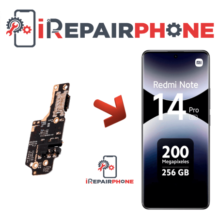 Cambiar Conector de Carga Xiaomi Redmi Note 14 Pro 5G