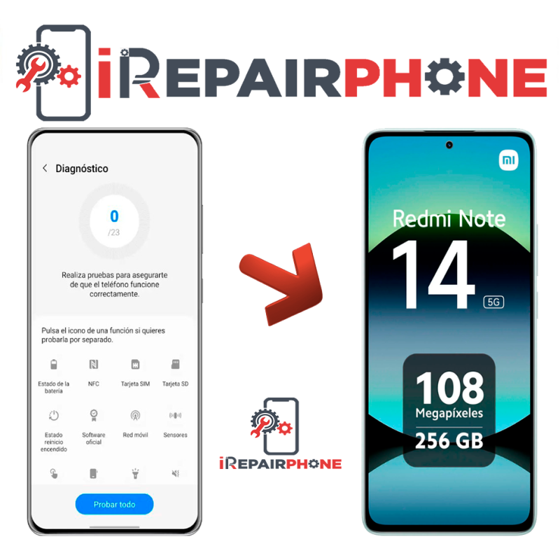 Diagnóstico Xiaomi Redmi Note 14 5G