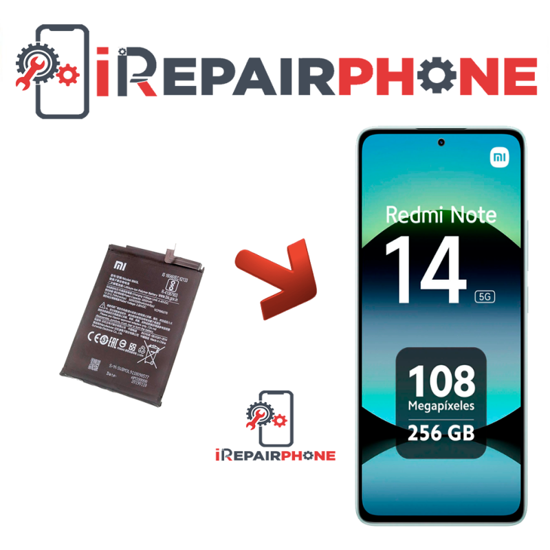 Cambiar Batería Xiaomi Redmi Note 14 5G