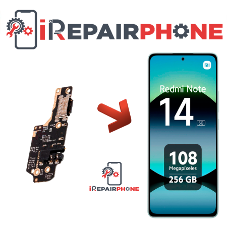 Cambiar Conector de Carga Xiaomi Redmi Note 14 5G