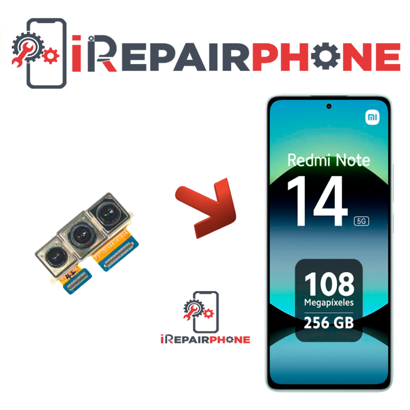 Cambiar Cámara Trasera Xiaomi Redmi Note 14 5G