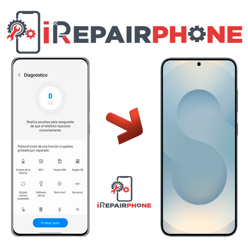 Diagnóstico Samsung Galaxy S25 Plus