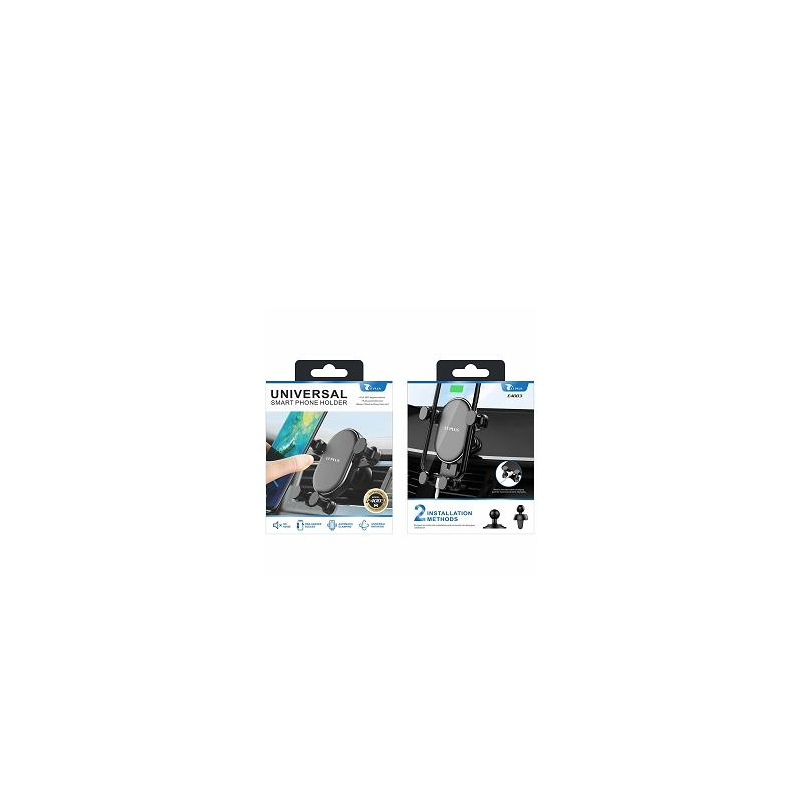 LT PLUS E4003 SOPORTE UNIVERSAL DE MÓVIL PARA COCHE NEGRO LT PLUS E4003 SOPORTE UNIVERSAL DE MÓVIL PARA COCHE NEGRO