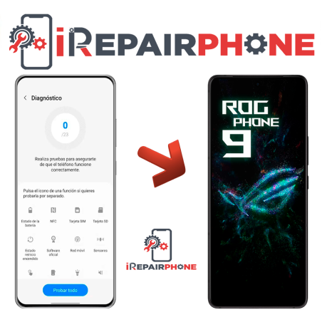 Diagnóstico Asus ROG Phone 9