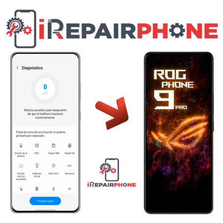 Diagnóstico Asus ROG Phone 9 Pro