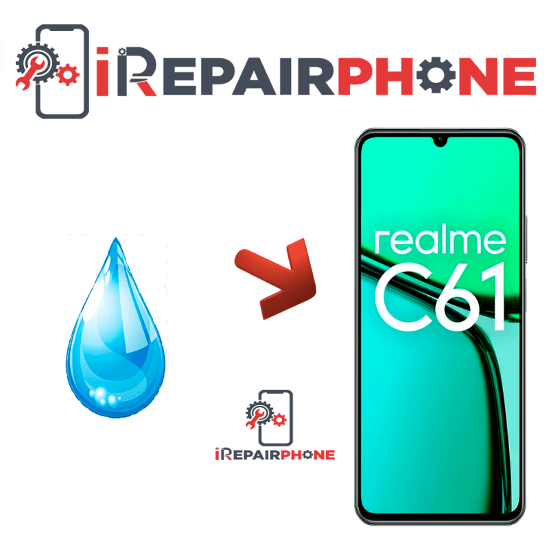 Diagnóstico Realme C61 Mojado Diagnóstico Realme C61 Mojado