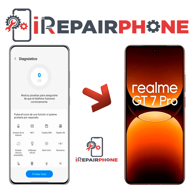 Diagnóstico Realme GT 7 Pro Diagnóstico Realme GT 7 Pro