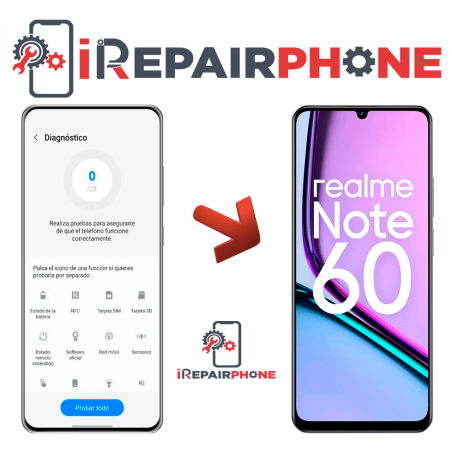 Diagnóstico Realme Note 60
