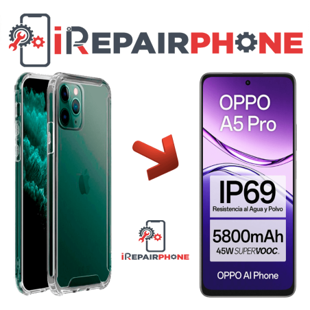 Funda Antigolpes Transparente Oppo A5 Pro